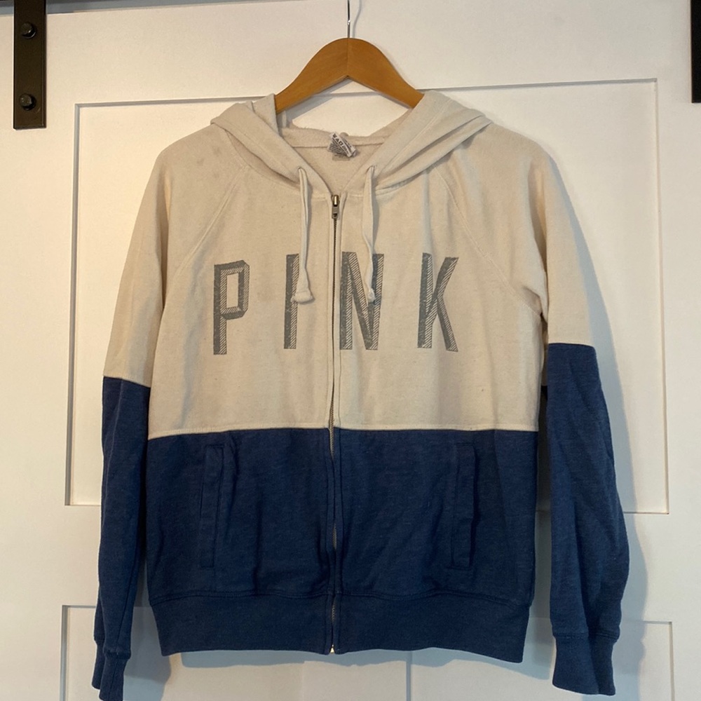 PINK zip up hoodie